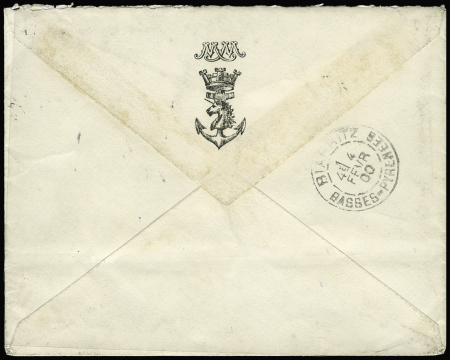 N° 1+3+10 obl. Càd Porta Said 26.01.1900 Egypte sur