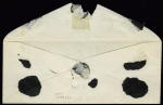 N° 16 avec voisin, obl. PC 1727 sur lettre chargée