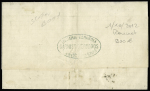 Cuba : n°38, 2 pièces + 89 en paire OBL CAD "Paris R.Bonaparte" (1877) sur lettre du 1er échelon de poids au tarif U.G.P du 1.5.77 pour paquebots partant de France (Sant-Nazaire) popur l'île de Cuba, jolie pièce rar