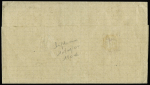 Réunion : n°92 en paire OBL CAD "Marseille Bches du Rhone" (1880) répété à côté sur lettre du 2ème échelon de poids pour Saint-Pierre. TB