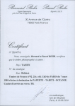 Tahiti : n°92 OBL CAD "Paris R.Taitbout" (1884) sur lettre pour le directeur des postes de Papeete avec au verso CAD "Papeete Taïti". RR et TB, certificat Behr