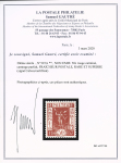 N° 325A 50c rouge carminé, centrage parfait, fraîcheur