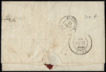 Lettre avec CAD type 15 "Mostaganem Algérie" (3 oc
