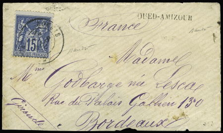 N°90 OBL CAD "Bougie Algérie"  (8 avril 1880) avec