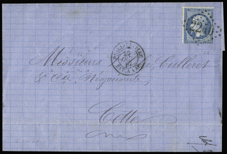 N°22 OBL GC 2240 + CAD "Philippeville bat. a vap" 