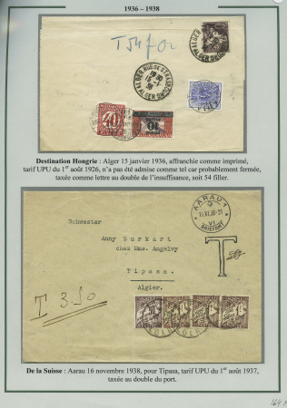 15 lettres d'Algérie (1925 - 1938) avec timbres-ta
