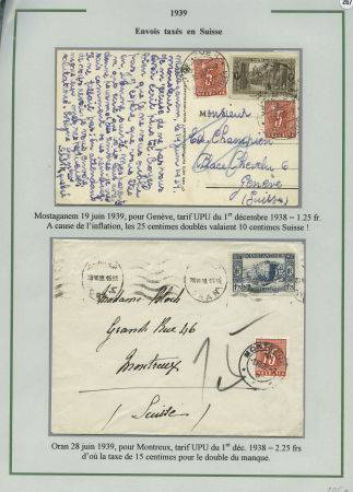 15 lettres d'Algérie (1925 - 1938) avec timbres-ta