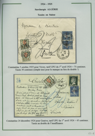 15 lettres d'Algérie (1925 - 1938) avec timbres-ta
