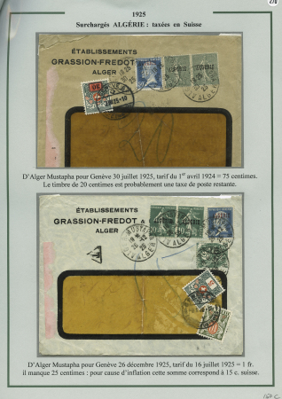 15 lettres d'Algérie (1925 - 1938) avec timbres-ta