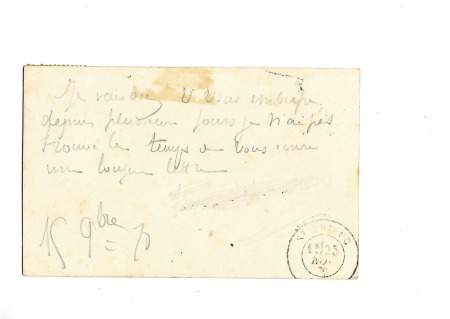 N°37 OBL GC 2793 + CAD "Paris Passy-les-Paris" (15