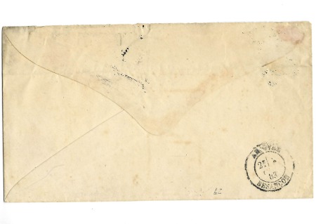 Col Gen n°36, 25c Outremer OBL losange de points n
