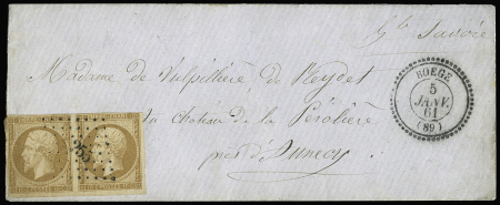 HAUTE-SAVOIE BOEGE PC 4255 sur paire de n°13 (1 ex.