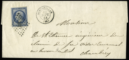 MONTMEILLAN PC 4223 sur n° 14 bien margé +T15 12.09.61