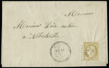 SAVOIE - CEVINS GC 823 sur n° 59 +T24 10.12.72 sur