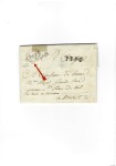 P PAYE DE BAUVAIS au tampon sur lettre de 1779 pour