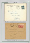 1919-1956, Collection sur pages de 113 plis en 3 classeurs,