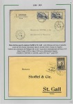 1919-1956, Collection sur pages de 113 plis en 3 classeurs,