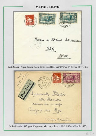 La seconde guerre mondiale en Algérie 1939 - 1942; 