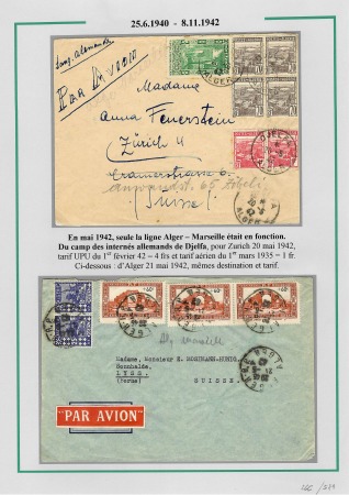 La seconde guerre mondiale en Algérie 1939 - 1942; 