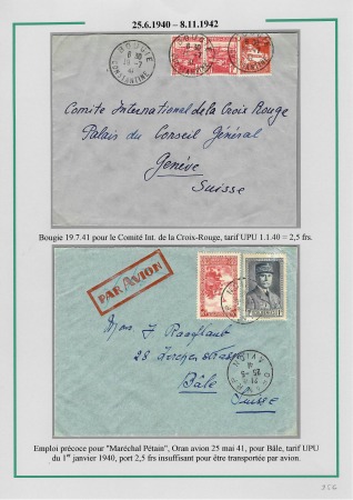 La seconde guerre mondiale en Algérie 1939 - 1942; 