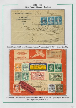 Ligne Oran - Alicante - Toulouse (1924 - 1925) 9 l