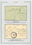 Album brun-rouge contenant 10 plis 1919 - 1934 don