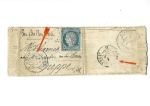 N°37 OBL étoile muette + CAD "Paris (60)" (22 oct 