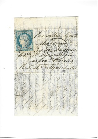 N°37 OBL étoile muette + CAD "Paris (60)" (30 oct 