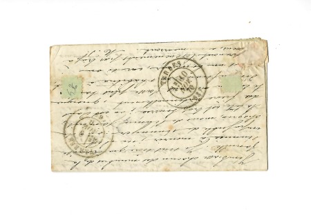 N°37, def, OBL étoile 22 + CAD "Paris R. Taitbout"