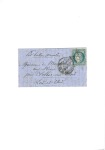 N°37 OBL étoile 1 + CAD "Paris Pl de la Bourse" (1