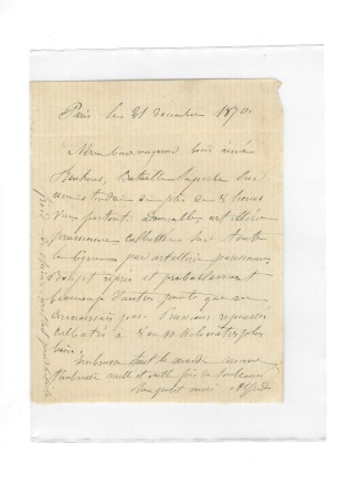 Correspondance adressée par Alfred Roseleur (const
