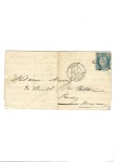 N°37 OBL étoile 2 + CAD "Paris R. St Lazare" (7 fe