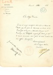 11 lettres et documents sur la Guerre de 1870 dont