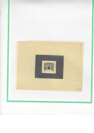 Taxe, épreuve en noir sans légende ni valeur sur p