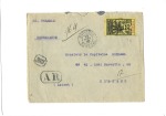 Sénégal n°39 OBL Rufisque (1910) sur lettre recomm