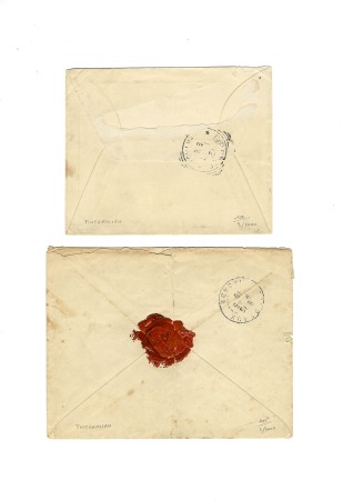 Sénégal n°37 OBL Dakar (1907) sur lettre pour l'It
