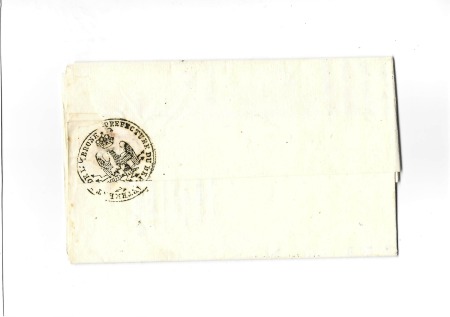 Italie (114 Ombrone). Lettre du Prefet Ange Gandol