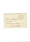 Guerre de 1870 : lettre sans timbre datée du camp 