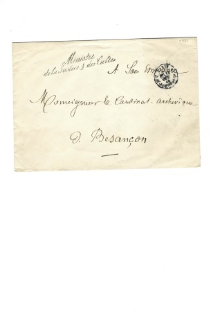 3 plis : Franchise noire "Ministère de la Justice