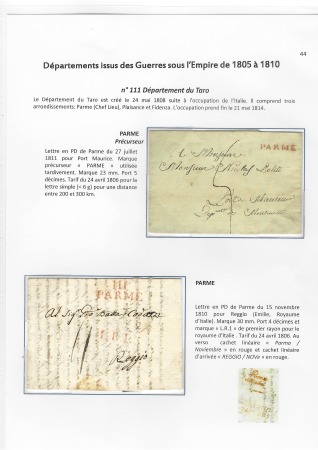 N°111 département du Taro - 2 lettres : MP précurs