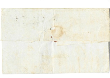 Lettre pour St Gilles avec MP "St Denis 3 décembre