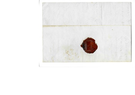 Lettre pour Nantes "par le Bisson" avec CAD noir "