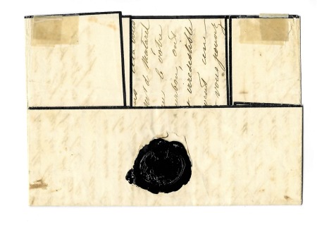 Pli de deuil pour Amédée de Jonquières, gouverneur