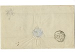 Lettre pour Bordeaux "par l'Archibal" avec CAD noi