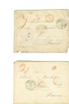 Ensemble de 9 lettres adressées au même destinatai