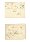 Ensemble de 9 lettres adressées au même destinatai