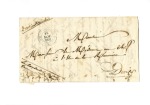 Lettre locale pour Saint-Denis avec CAD noir "St J