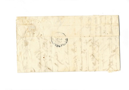 Lettre locale pour Saint-Denis avec CAD noir "St J