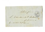 Lettre locale pour Saint-Denis avec CAD noir "St L