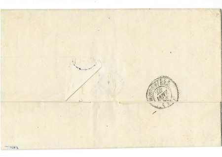 Lettre pour Marseille avec CAD rouge "St Paul ile 